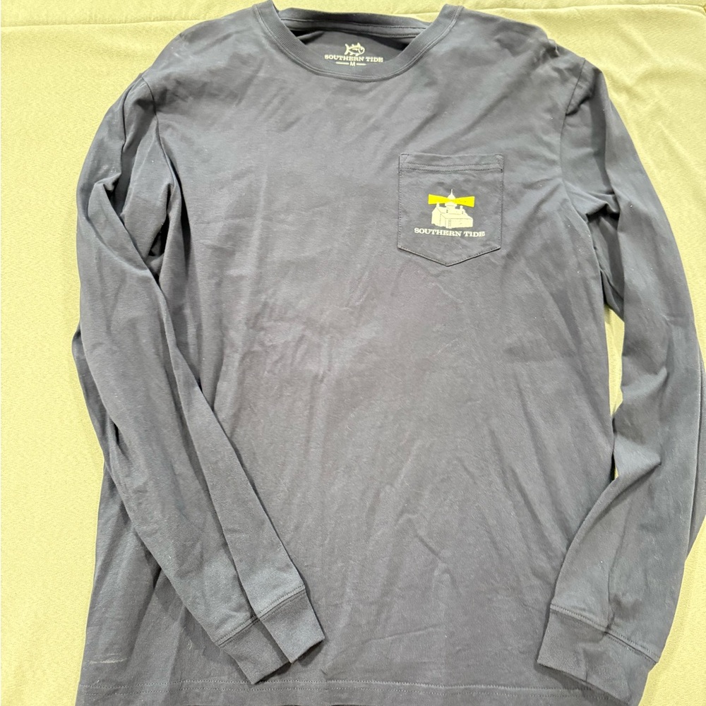 Southern Tide Men's Long Sleeve Shirt - Navy